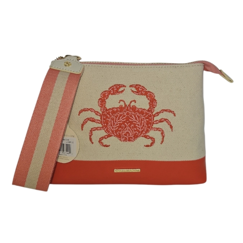 Spartina 449 Carina Wristlet Red Crab NEW